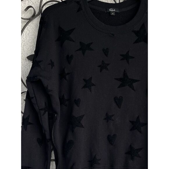 Rails Marlo Black Star Print Sweater - Size Small - Picture 8 of 8